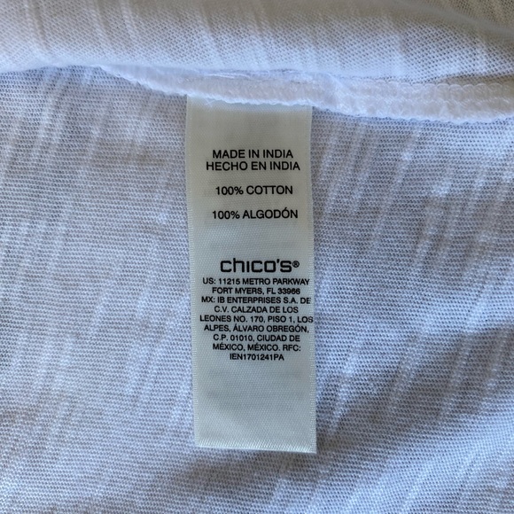 NWT Chico’s Weekends Ombre Seahorse Tee - Picture 13 of 14